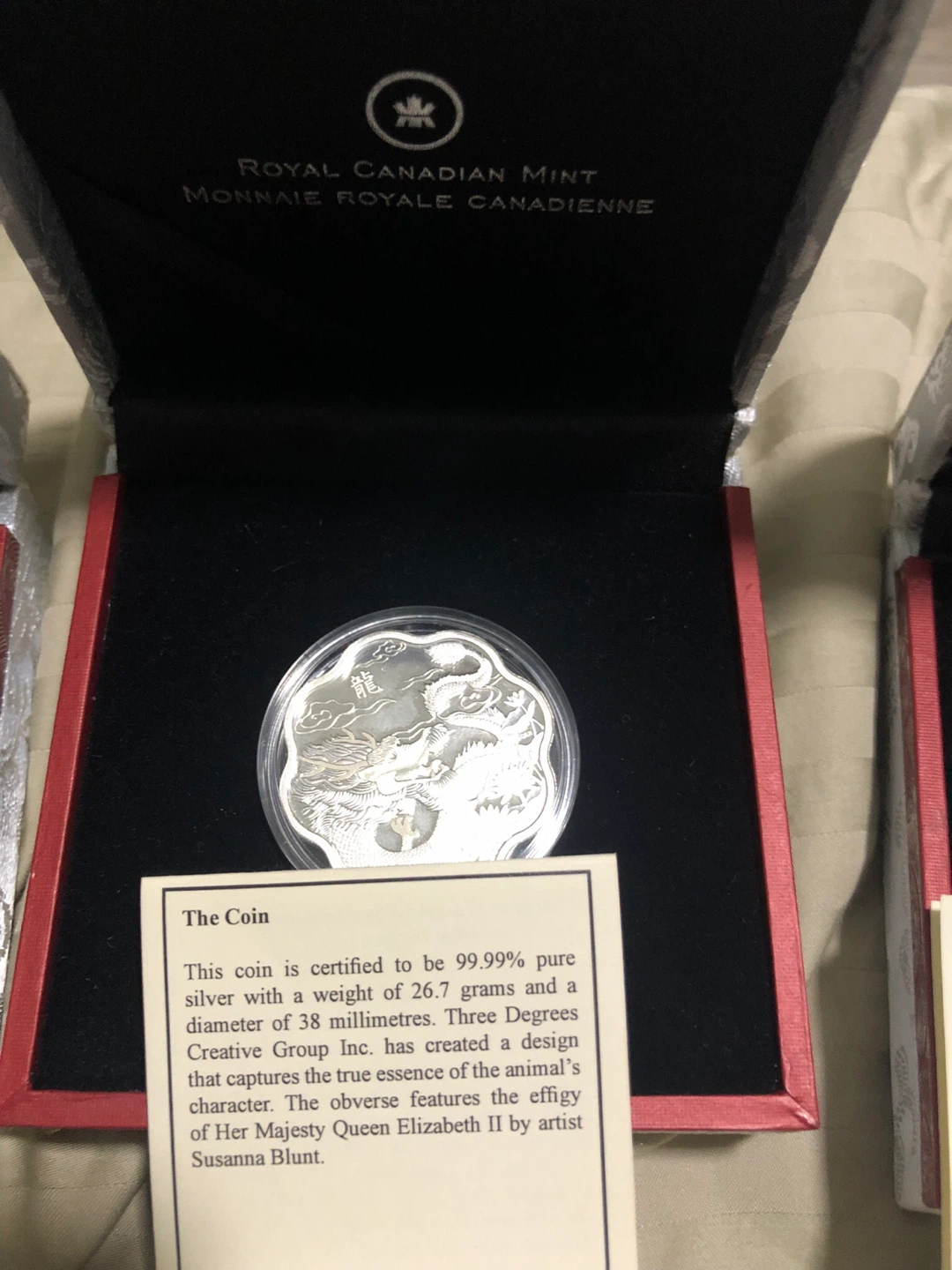 Royal Canadian Mint 99.99% Pure Silver Coin