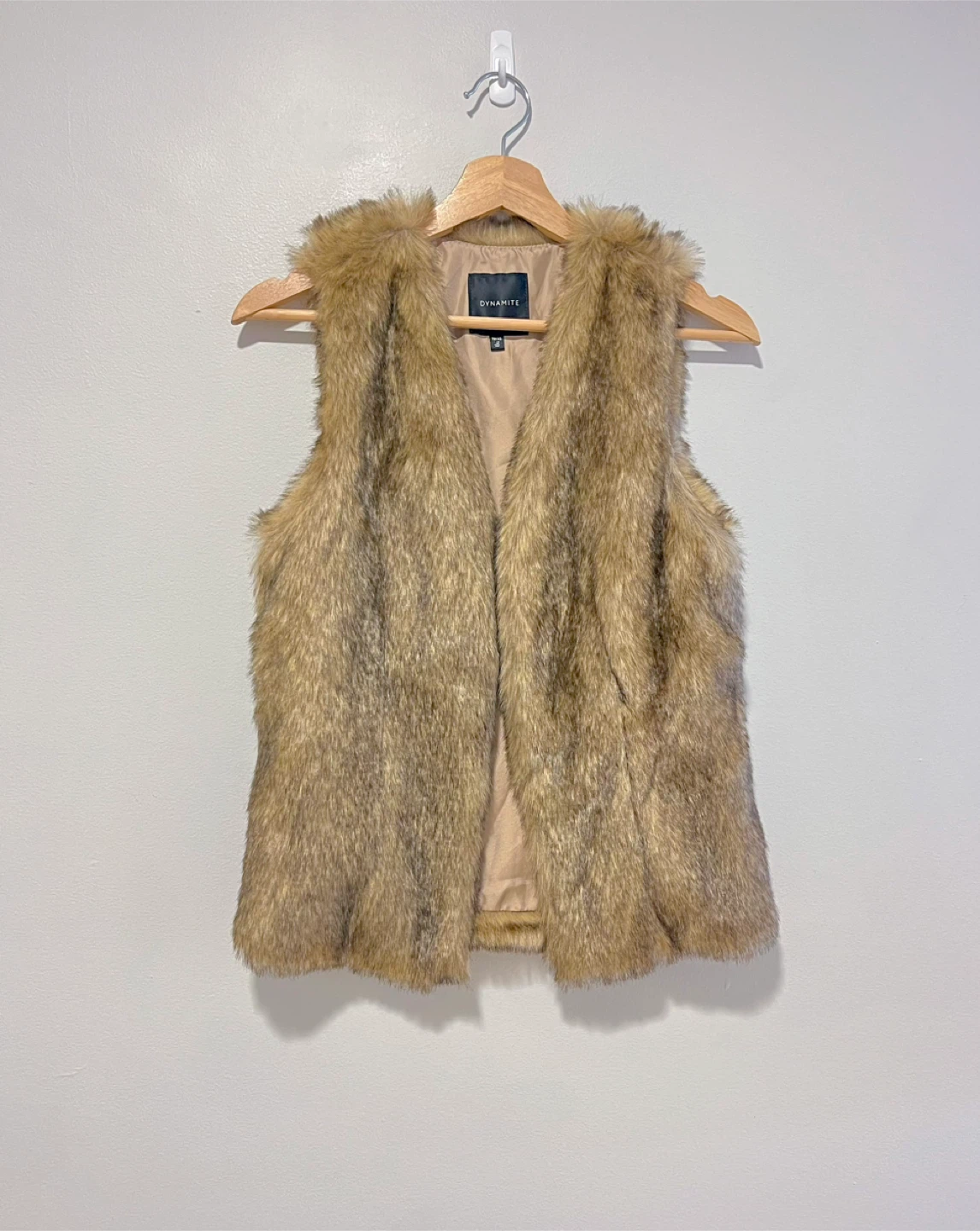 Dynamite Faux Fur Vest TP/XS