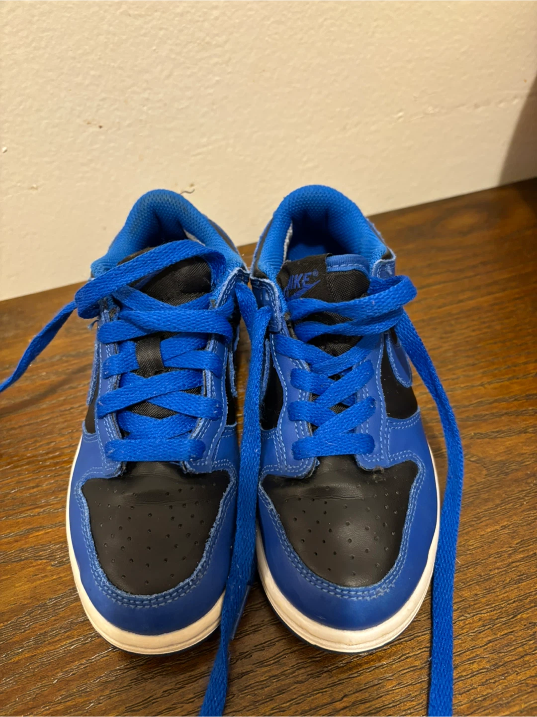 Nike Dunk Low Royal Blue Black Toddler Shoes
