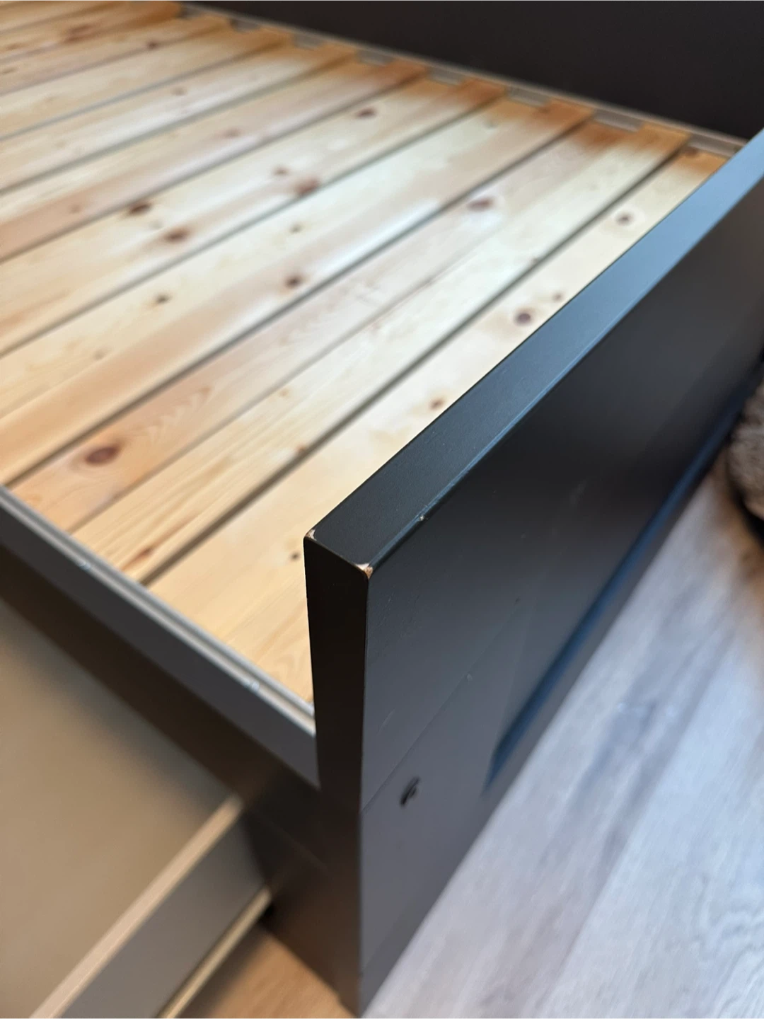 Black IKEA Brimnes Daybed with Storage Drawers - photo 3