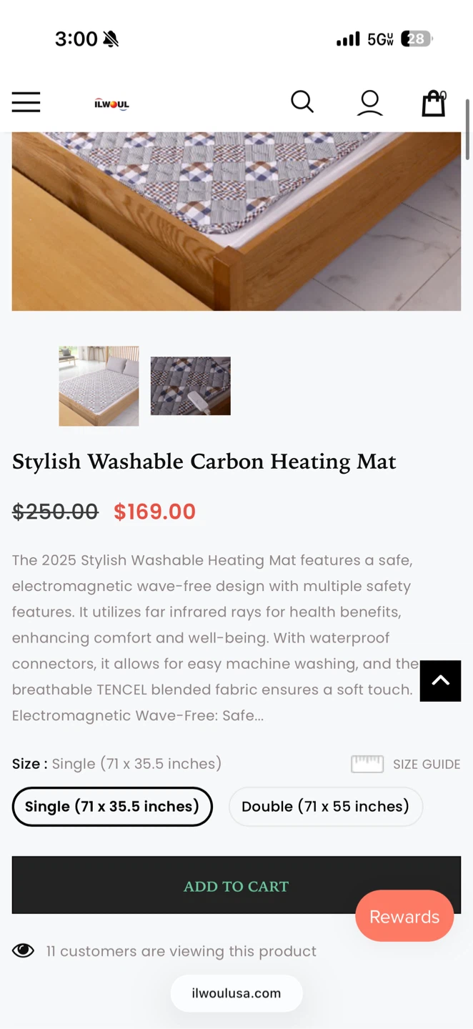 Electric Heating Pad (ILWOOL) : moving sell - photo 5