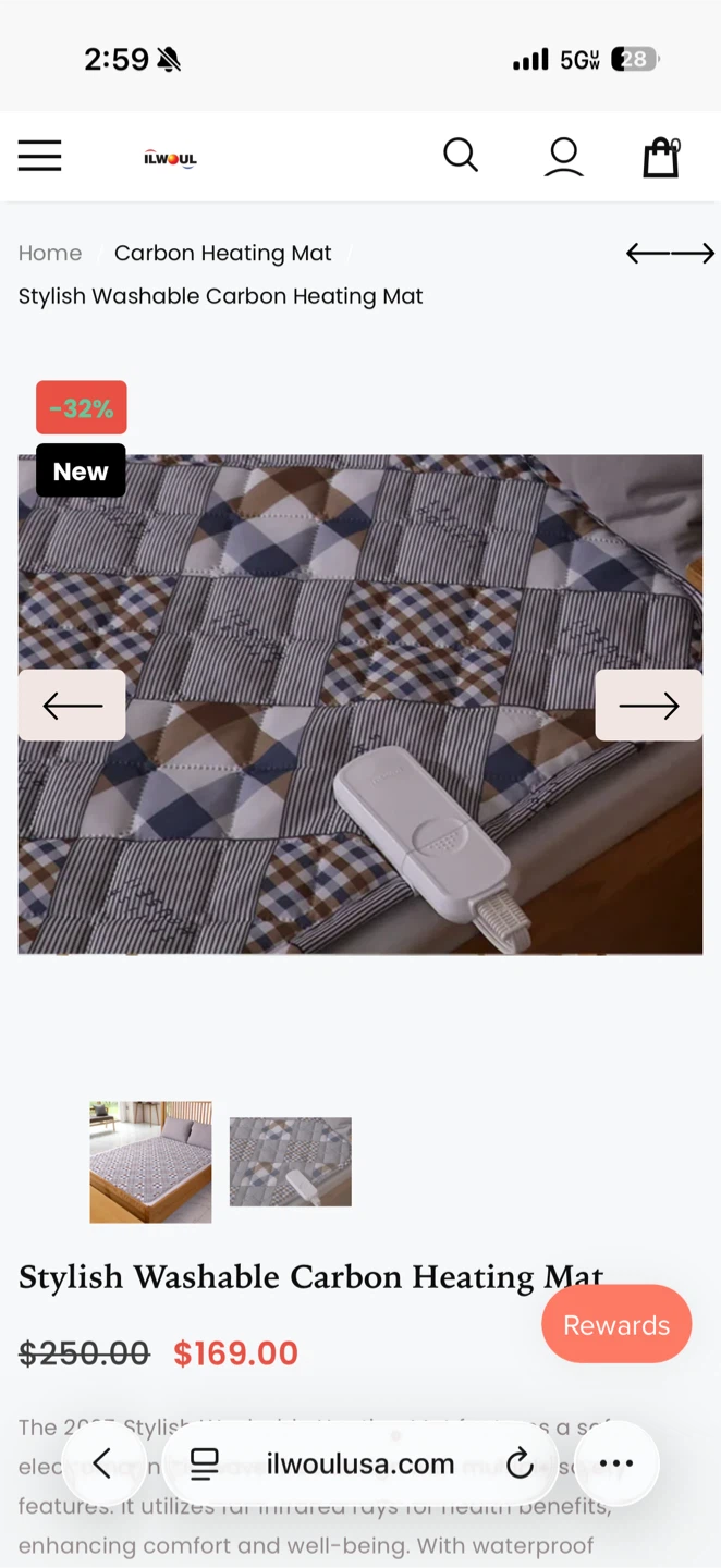 Electric Heating Pad (ILWOOL) : moving sell - photo 3