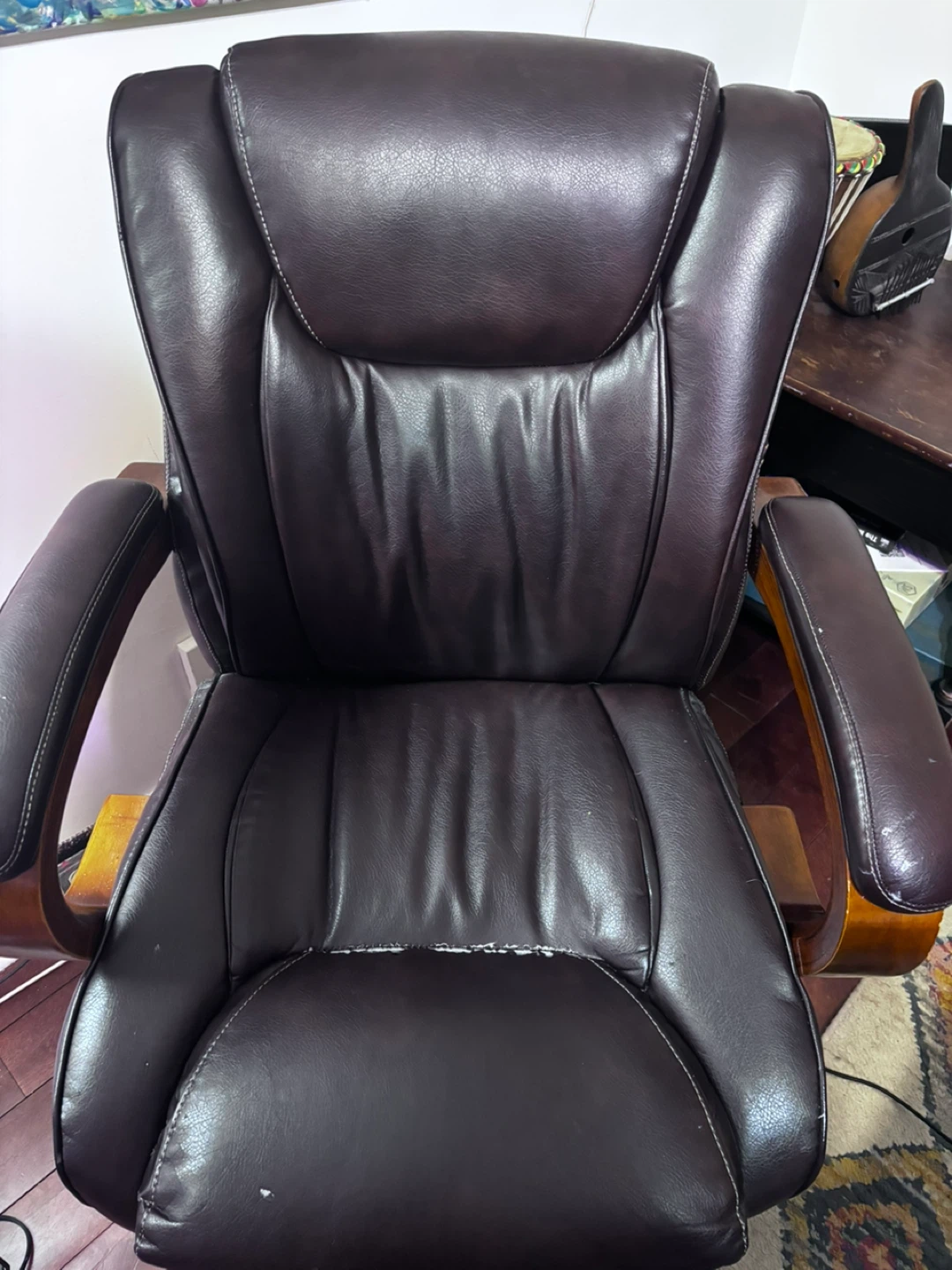 Dark Brown Executive Office Chair - photo 3