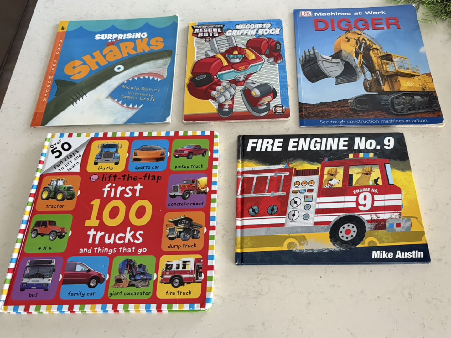 Collection of 5 Children's Board Books