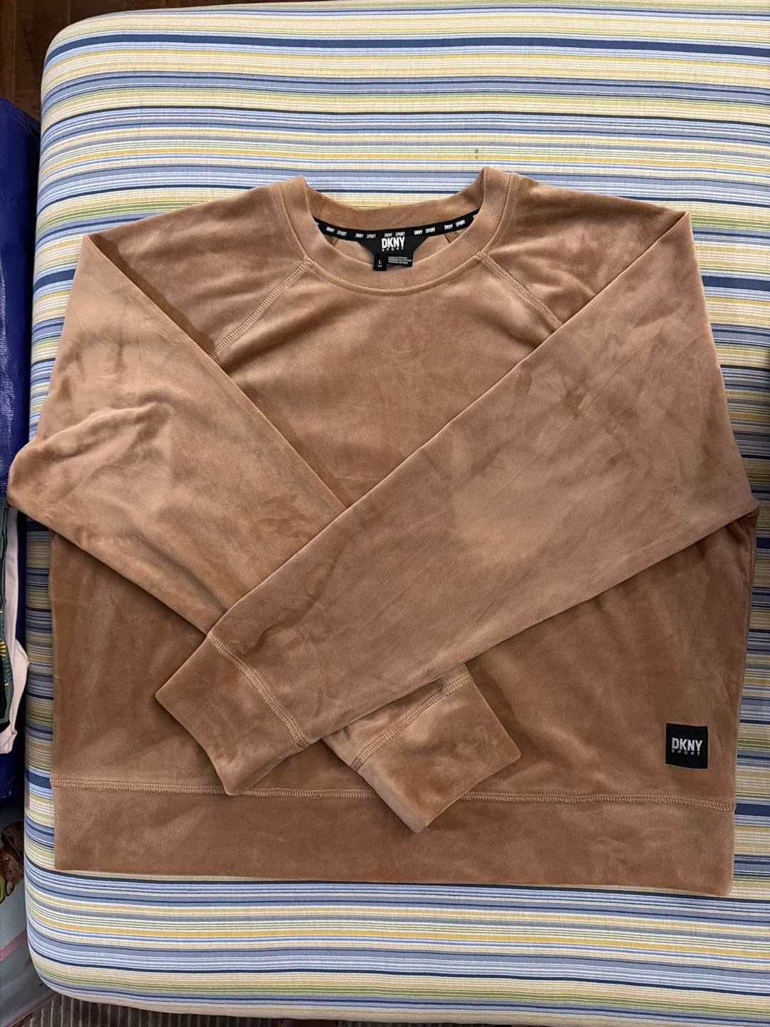 DKNY Sport Velour Sweatshirt - Size L