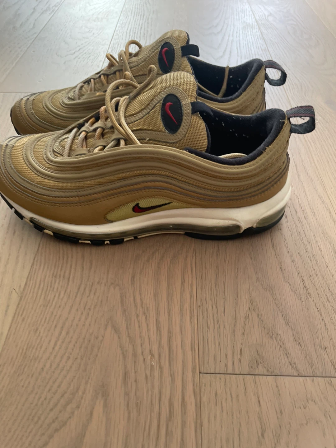 Nike Air Max 97 Gold Sneakers - photo 3