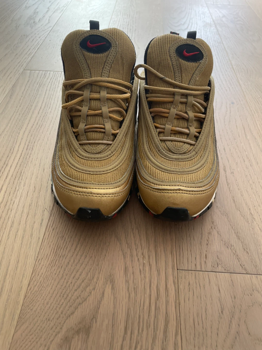 Nike Air Max 97 Gold Sneakers - photo 2