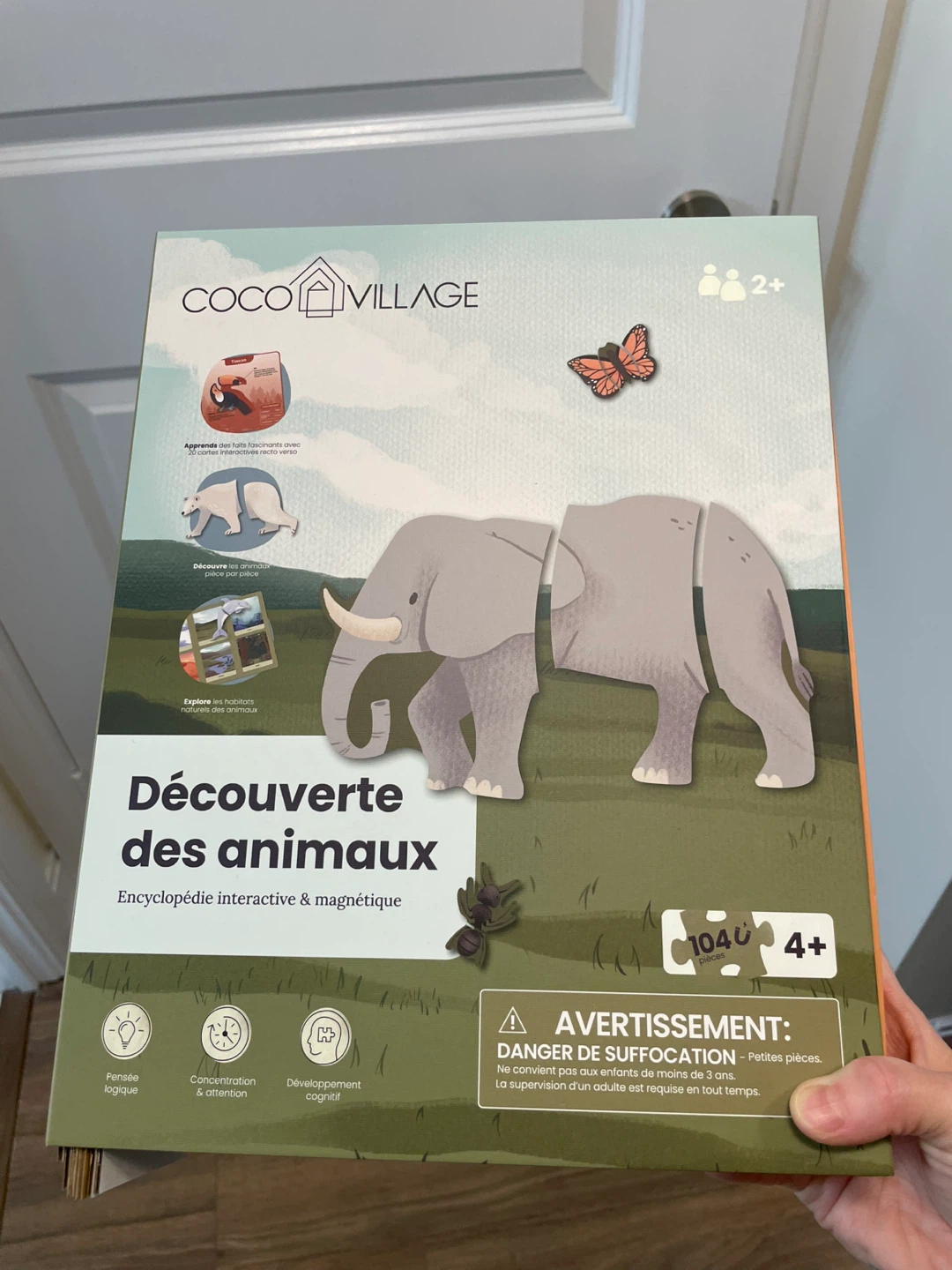 NEW Coco Village Interactive&Magnetic Animal Discovery(French)