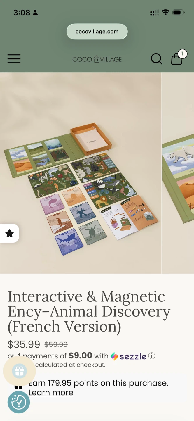 NEW Coco Village Interactive&Magnetic Animal Discovery(French) - photo 4