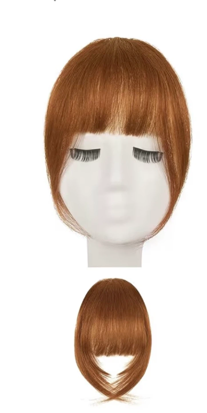 BASSTAR Neat Bangs Hair Topper 100% Human Hair