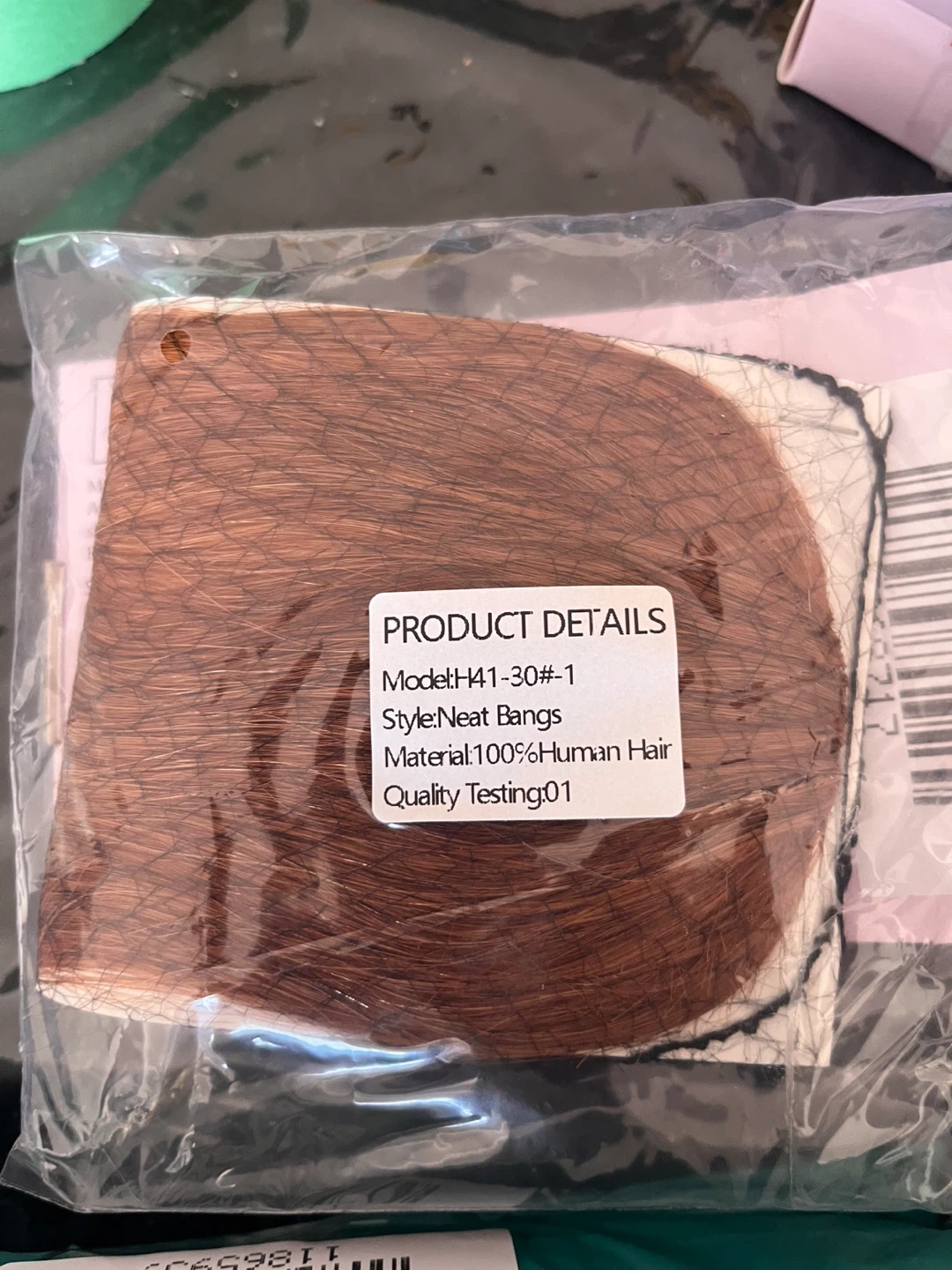 BASSTAR Neat Bangs Hair Topper 100% Human Hair - photo 2
