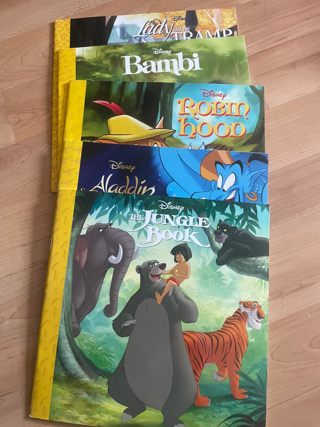 Disney Storybooks - Robin Hood, Bambi, Aladdin, Jungle Book