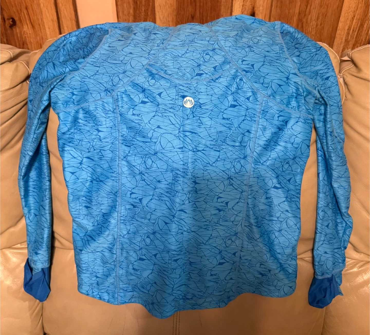 Mondetta Blue Athletic Zip-Up Top, size M, $5 - photo 2