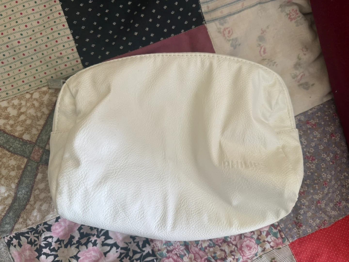 White Philips Cosmetic Bag