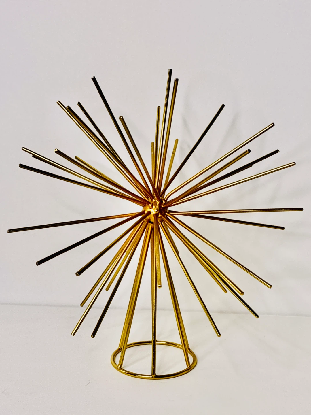 Gold Starburst Sculpture – Mid Century Modern Style Decor