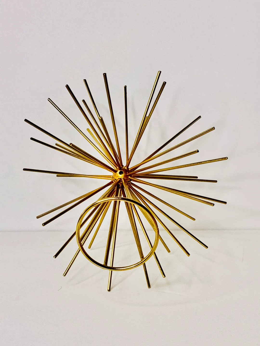 Gold Starburst Sculpture – Mid Century Modern Style Decor - photo 2