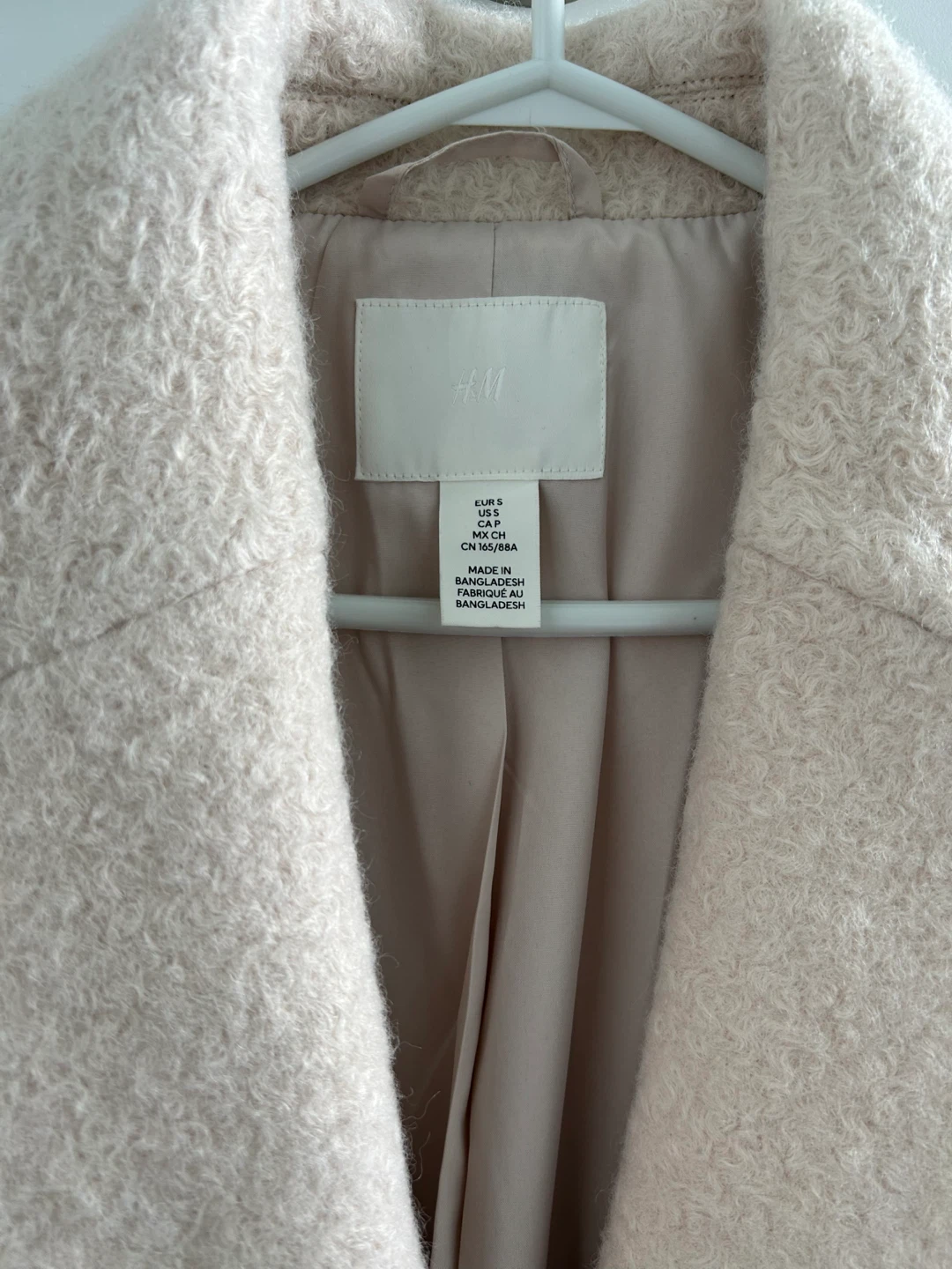 Cream Bouclé Coat - photo 3