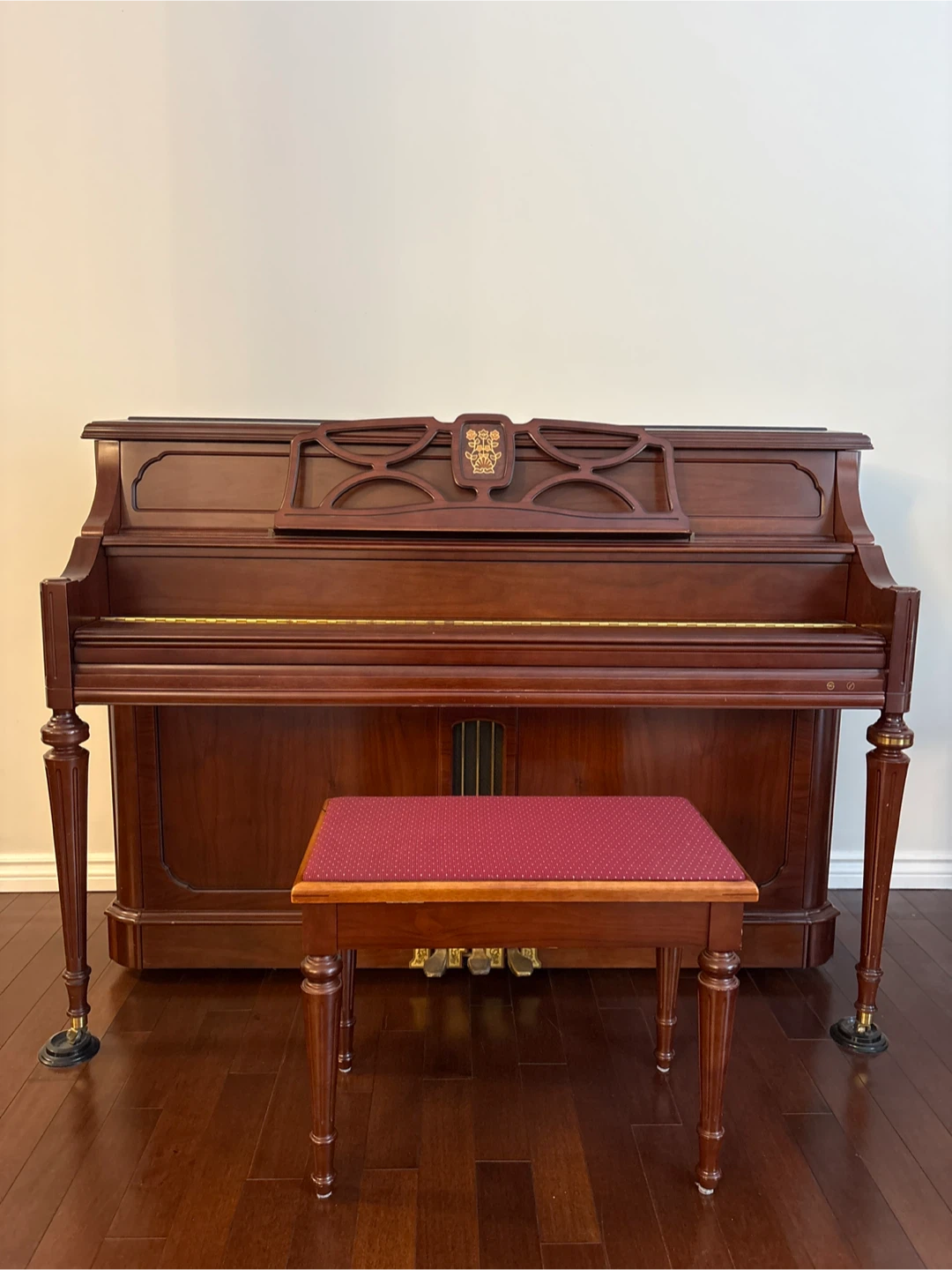Samick Upright Piano with Bench - photo 2