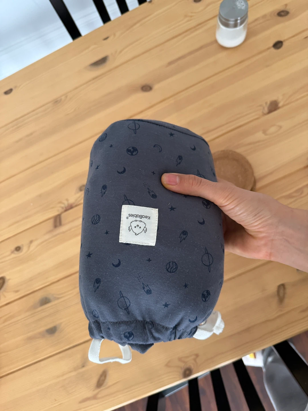 KeaBabies Wrap Carrier - Navy Blue Space Print - photo 2