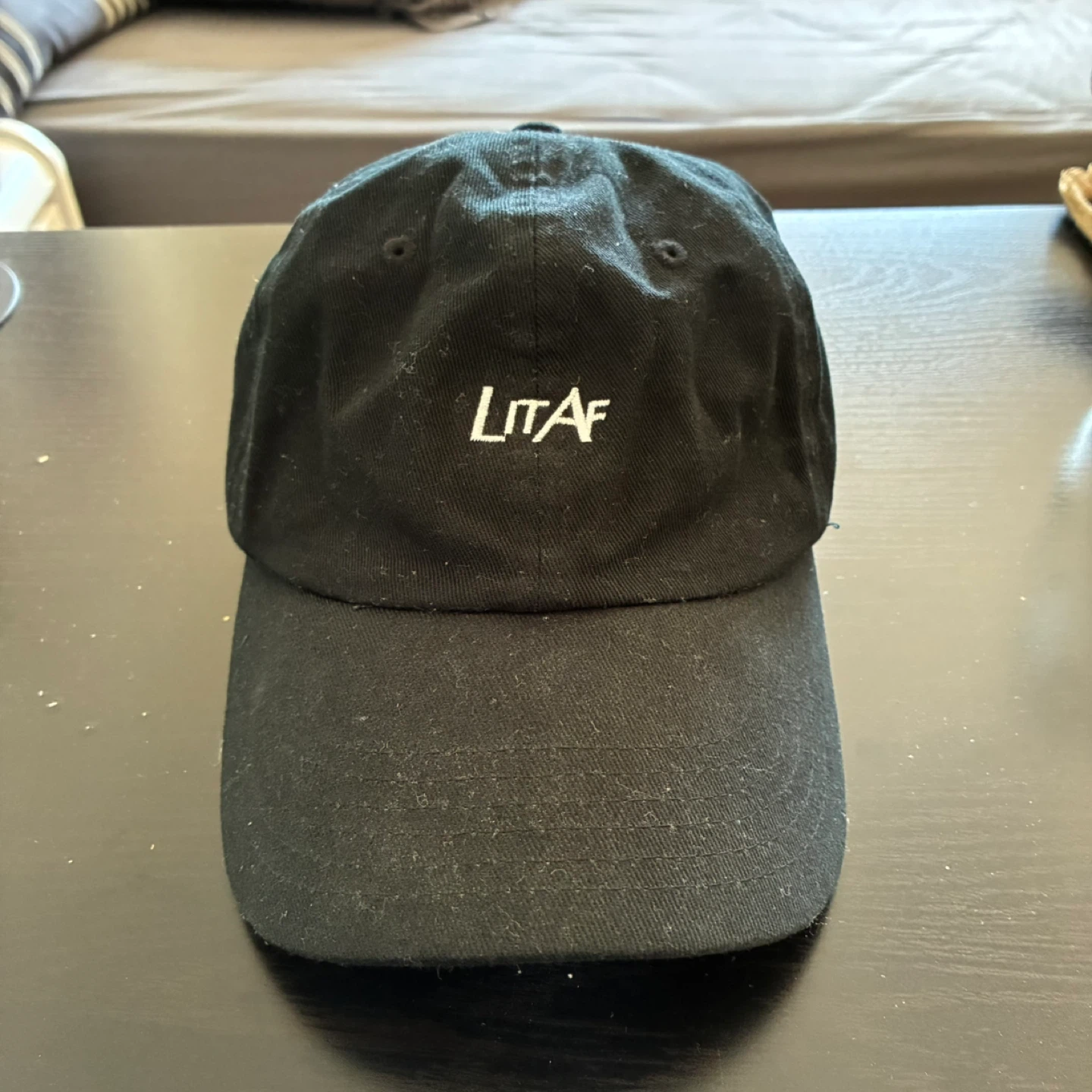 LitAF Black Baseball Cap