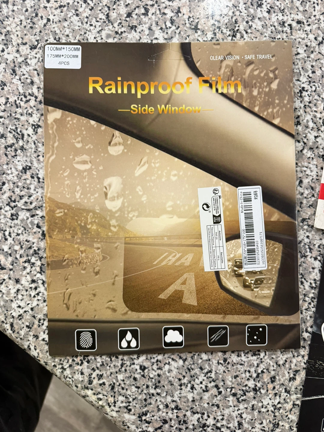 Car Mirror Rainproof & Anti-Fog Film (New) - photo 2