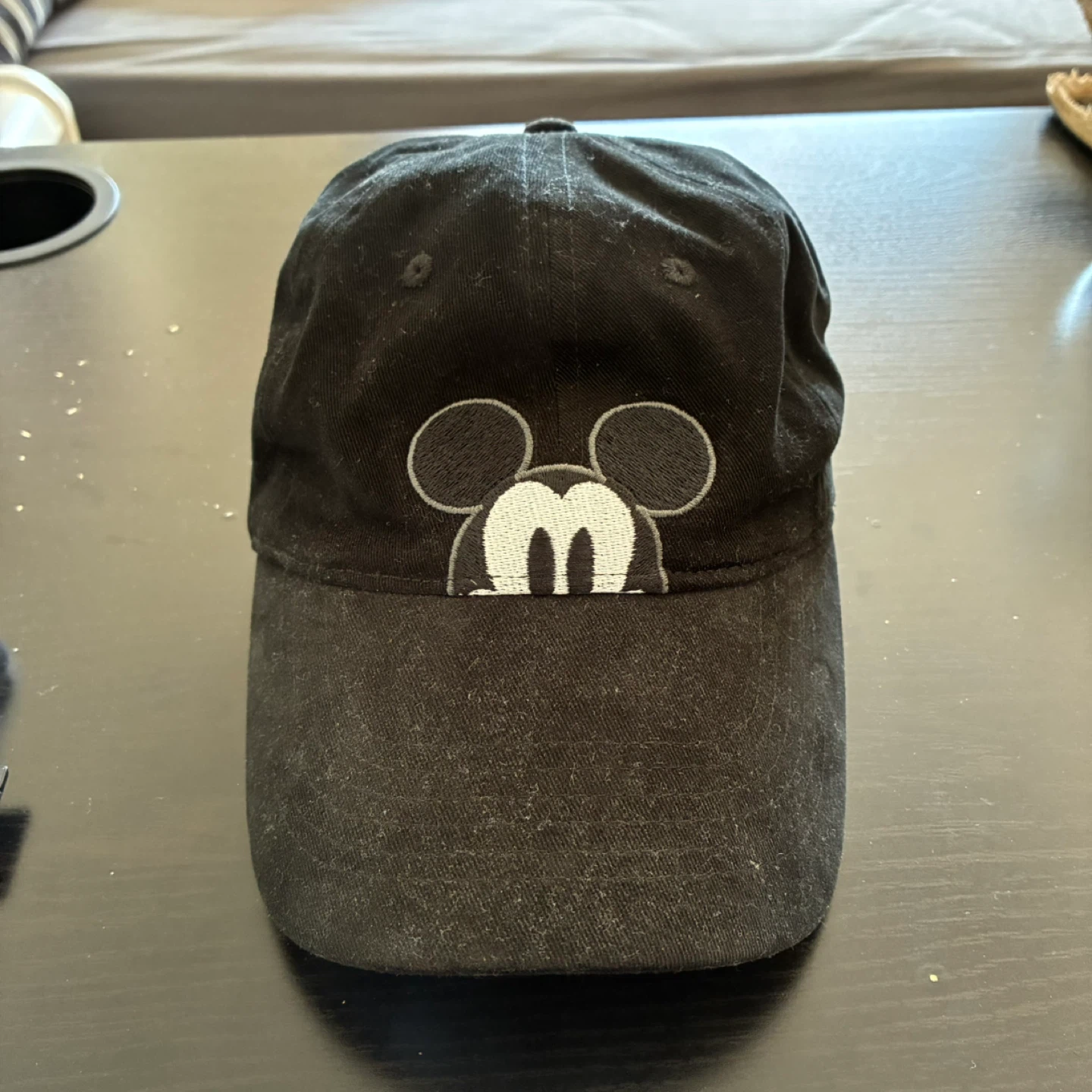 Black Mickey Mouse Baseball Cap