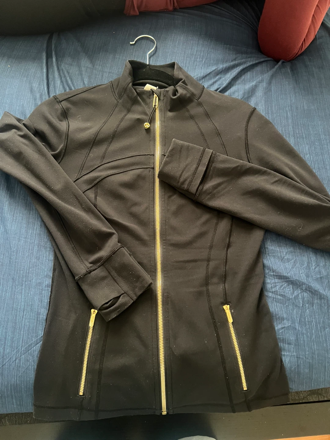 Lululemon Black Zip-Up Athletic Jacket