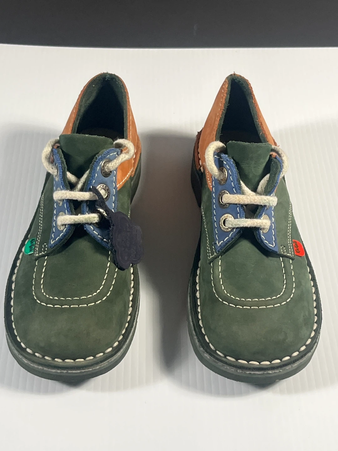 Rare Vintage KICKERS 3-Tone Leatherwear- Unisex Size 7.5 women’s - photo 4