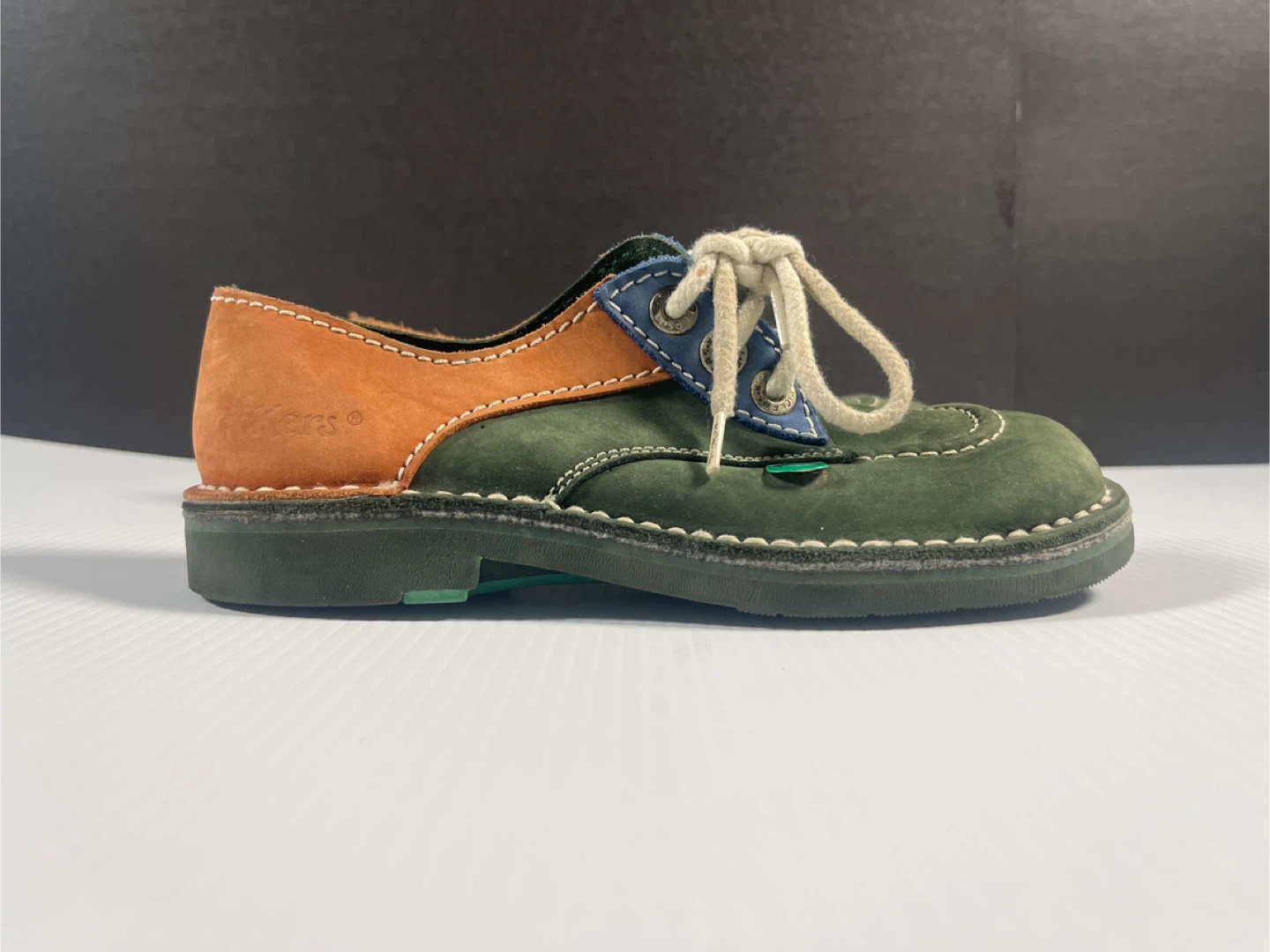 Rare Vintage KICKERS 3-Tone Leatherwear- Unisex Size 7.5 women’s - photo 2