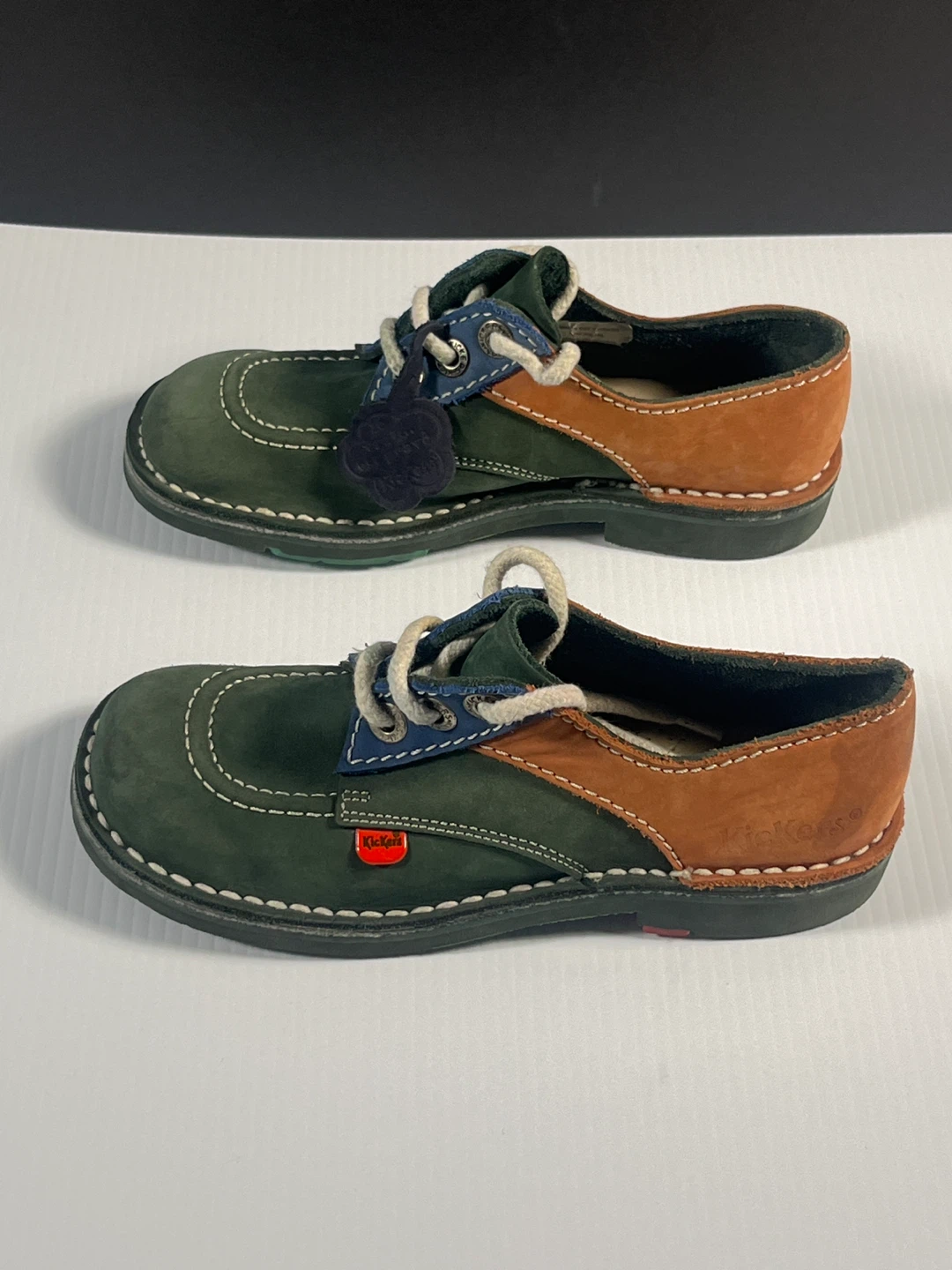 Rare Vintage KICKERS 3-Tone Leatherwear- Unisex Size 7.5 women’s - photo 5