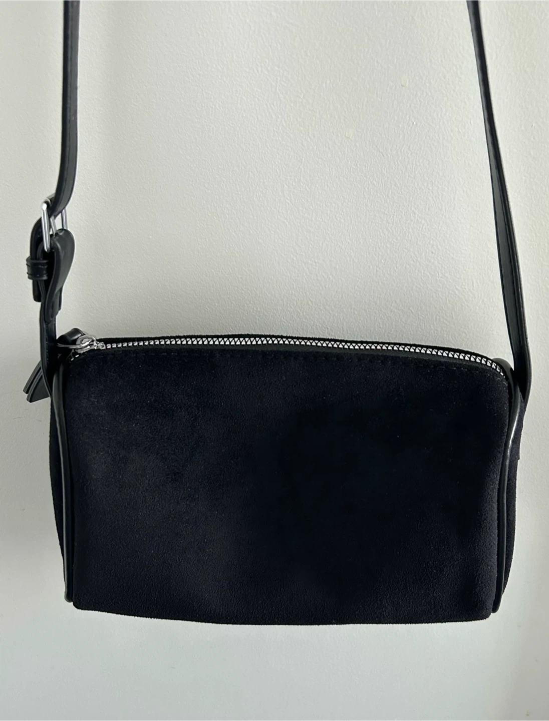 Suede Barrel Crossbody Bag - photo 2