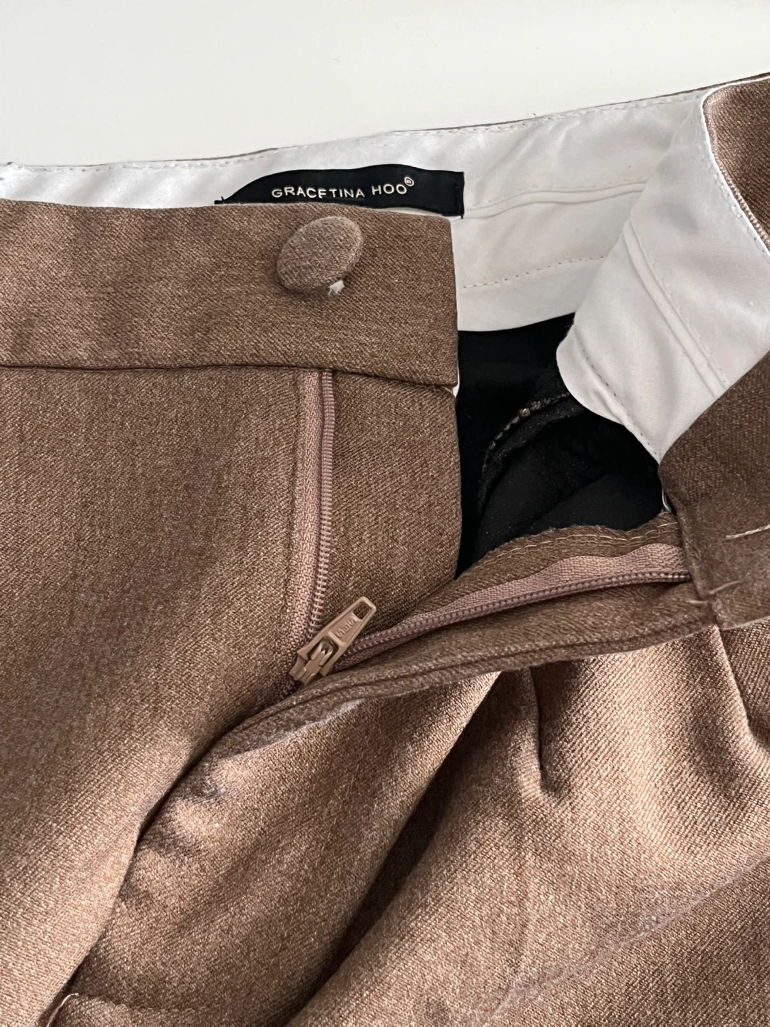 Brown Wool Trousers | Women - photo 3