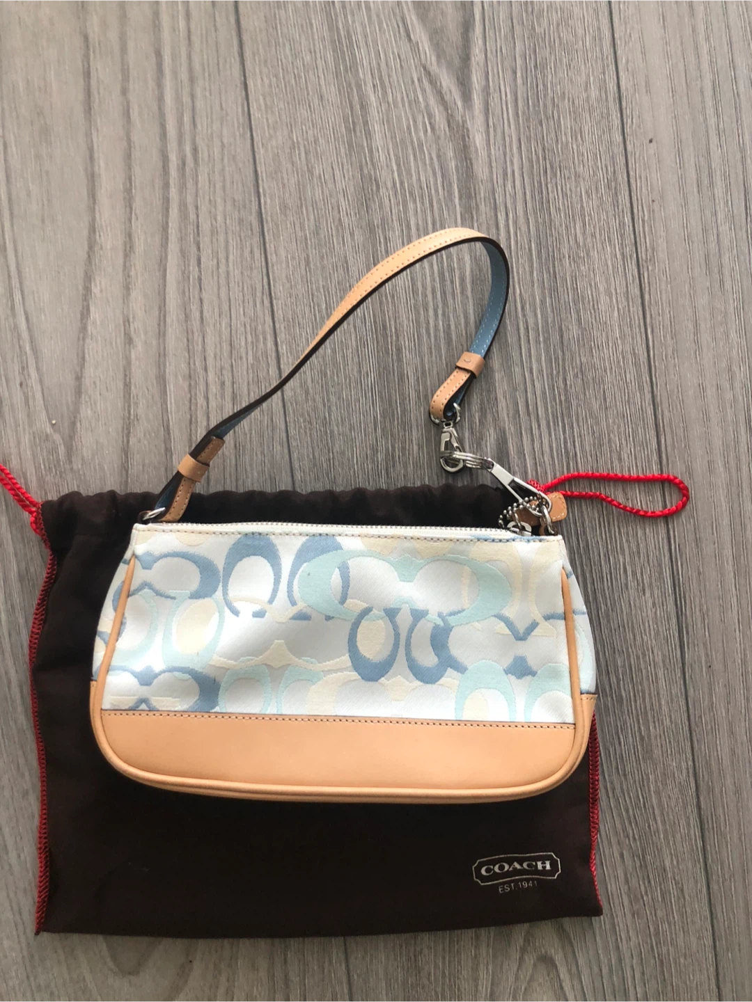 Coach Signature C Wristlet Pouch