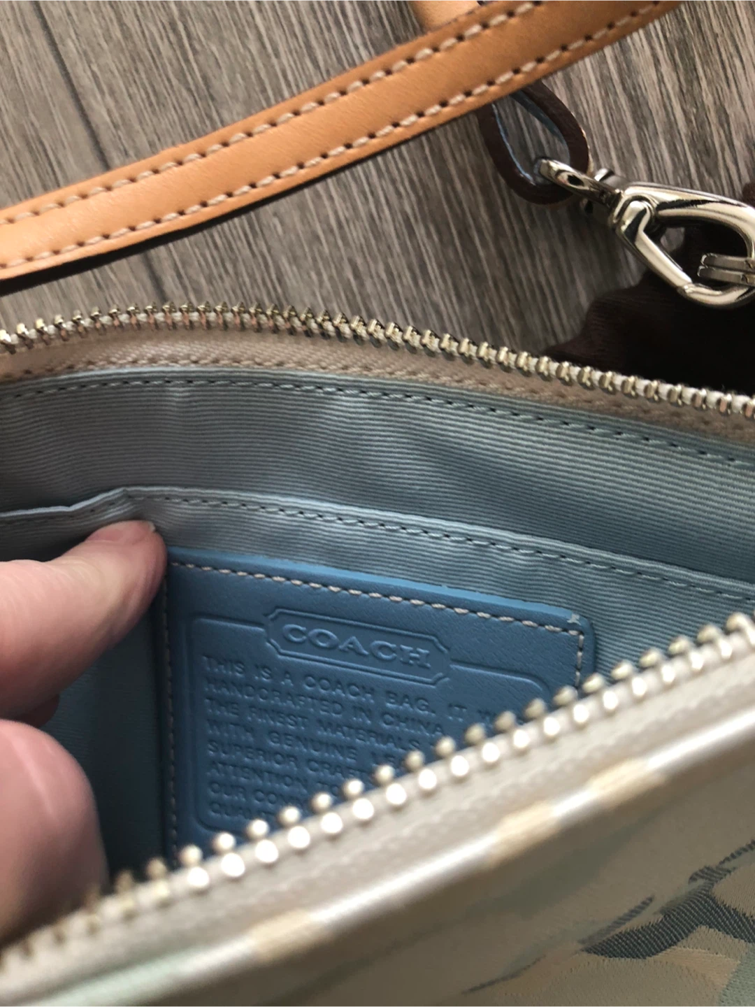 Coach Signature C Wristlet Pouch - photo 5