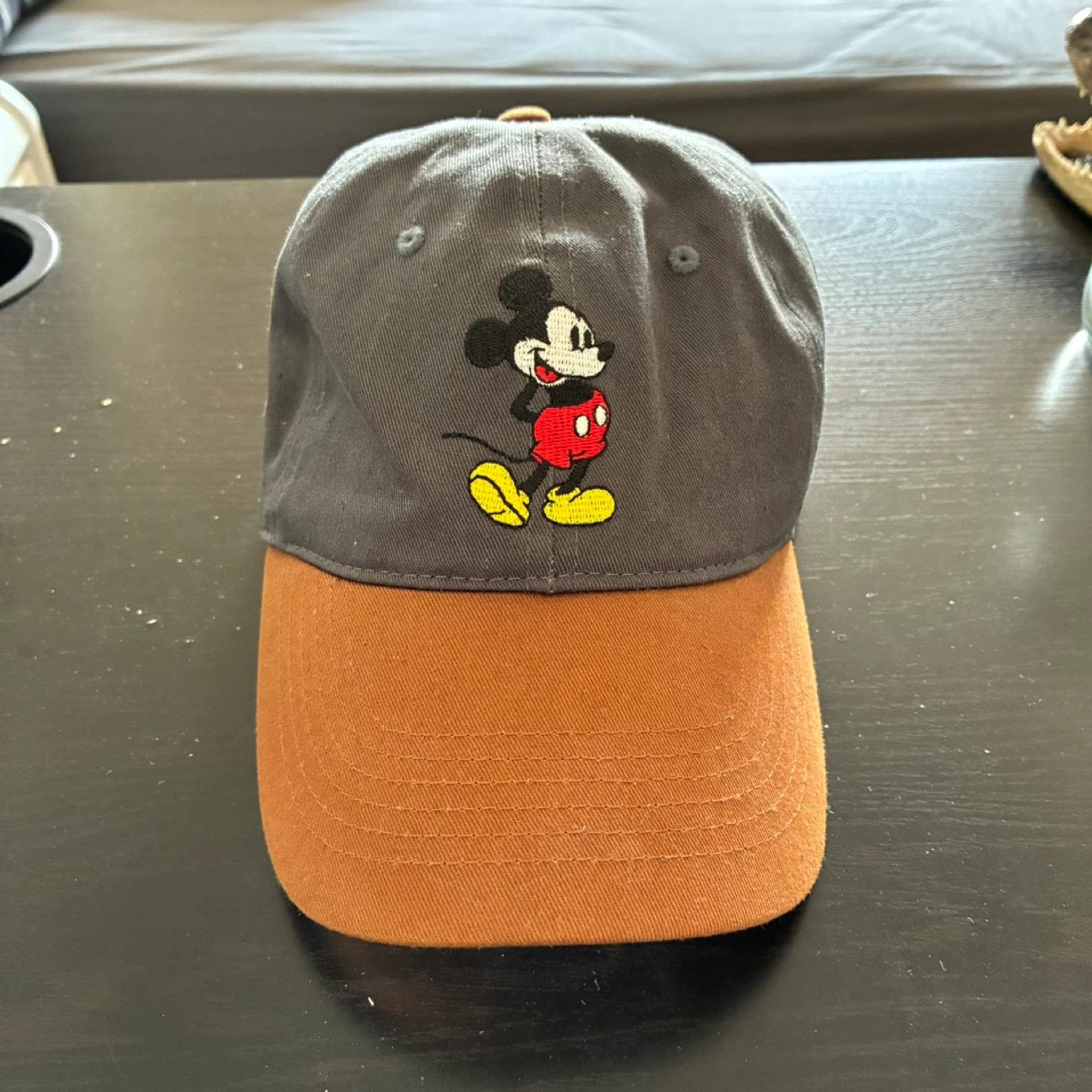 Mickey Mouse Embroidered Baseball Cap