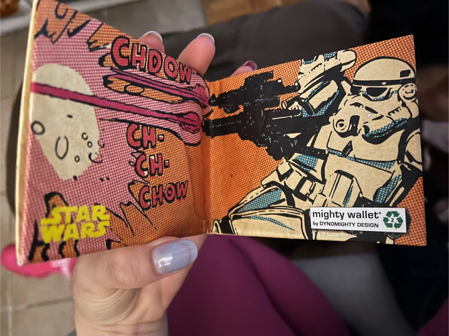 Mighty Wallet Star Wars Comic Design Bifold Wallet