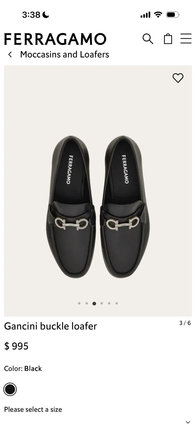 Bostonian Lites Black Leather Loafers - US Size 11
