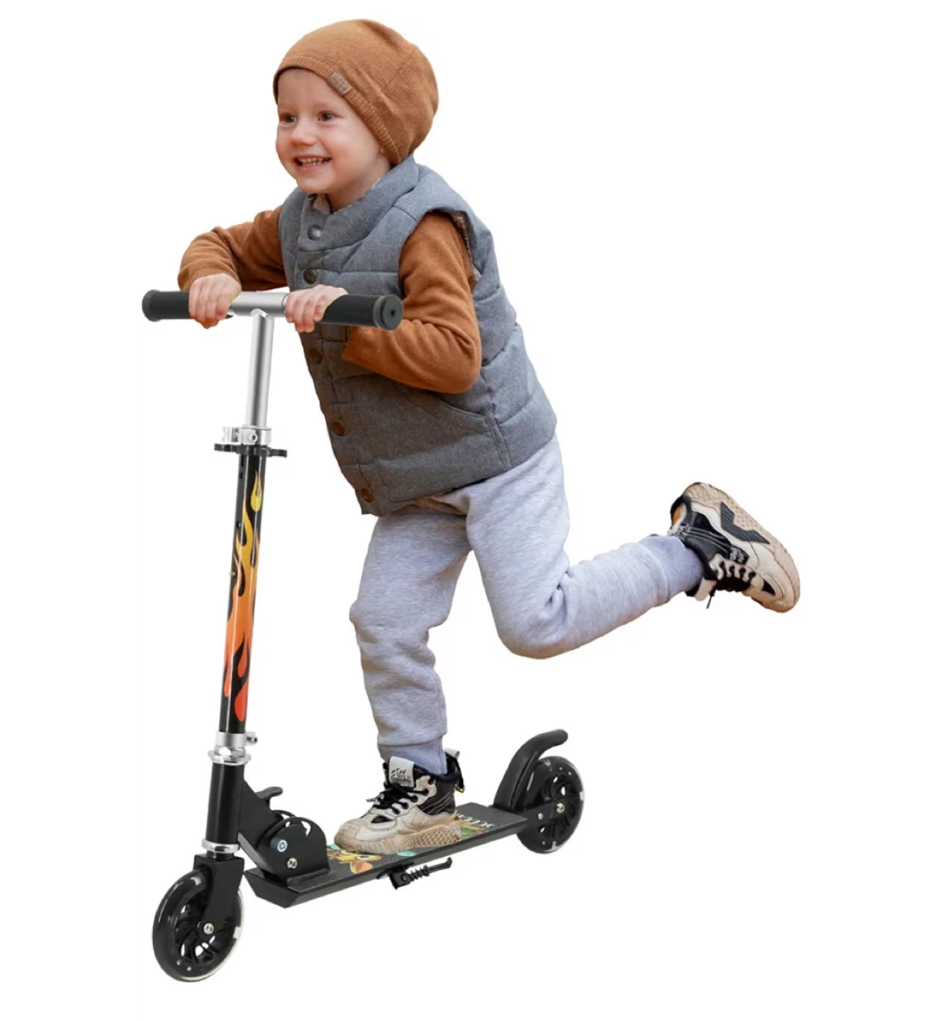 Adjustable Folding Scooter for Kids 3-12 Years Old