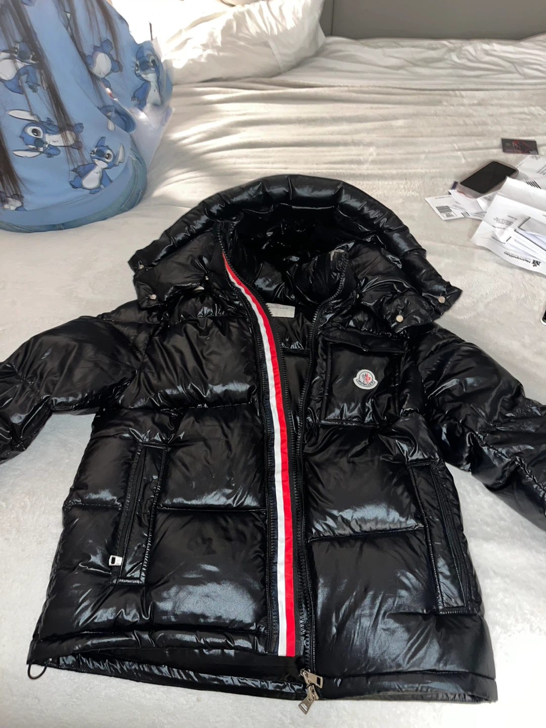 Moncler Black Puffer Jacket