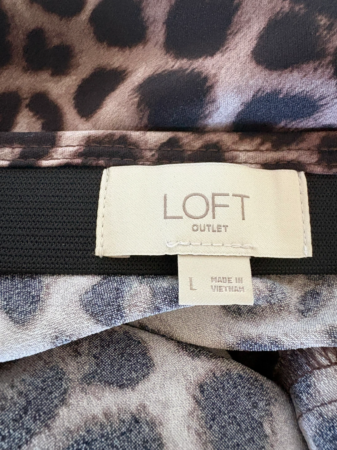 LOFT Leopard Print Skirt & Matching Scarf Set - photo 4