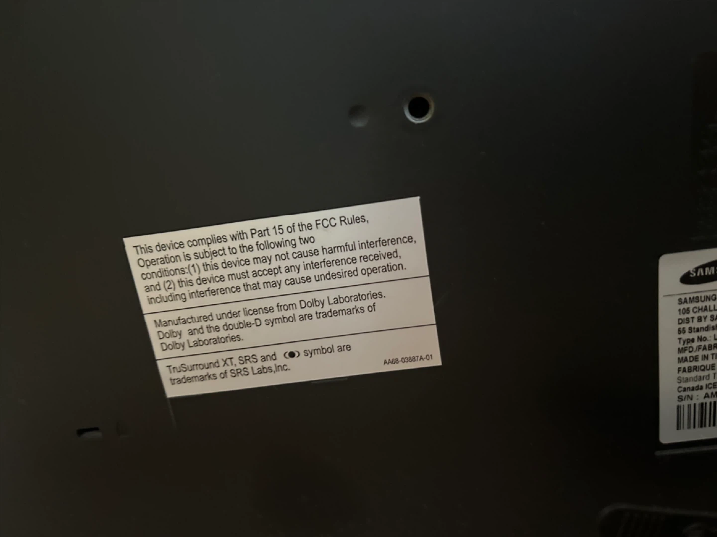 Samsung 32" HD TV LN32A550P3F - photo 2