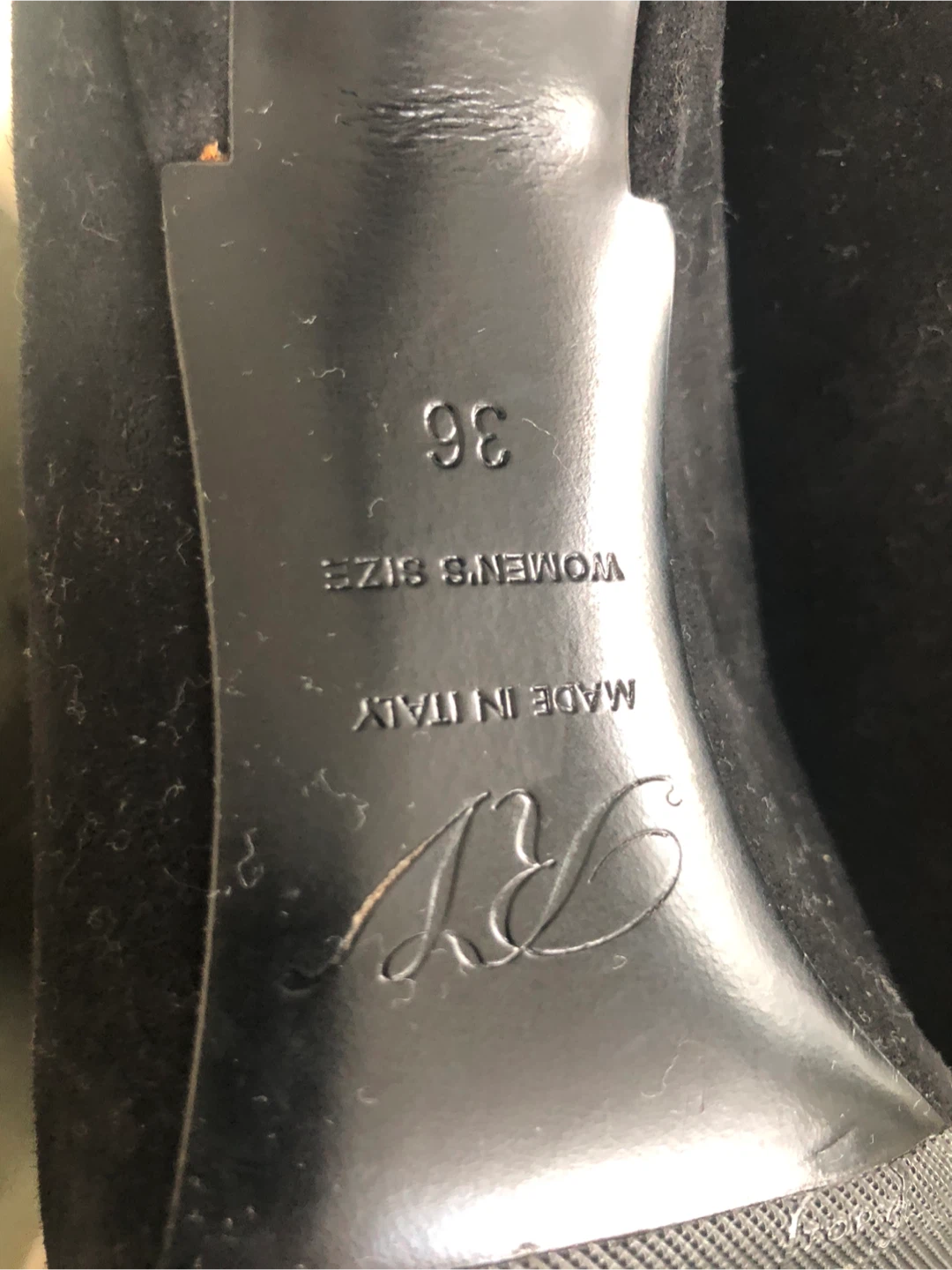 Roger Vivier Black Suede Pointed Toe Mule Heels Size 36 - photo 5