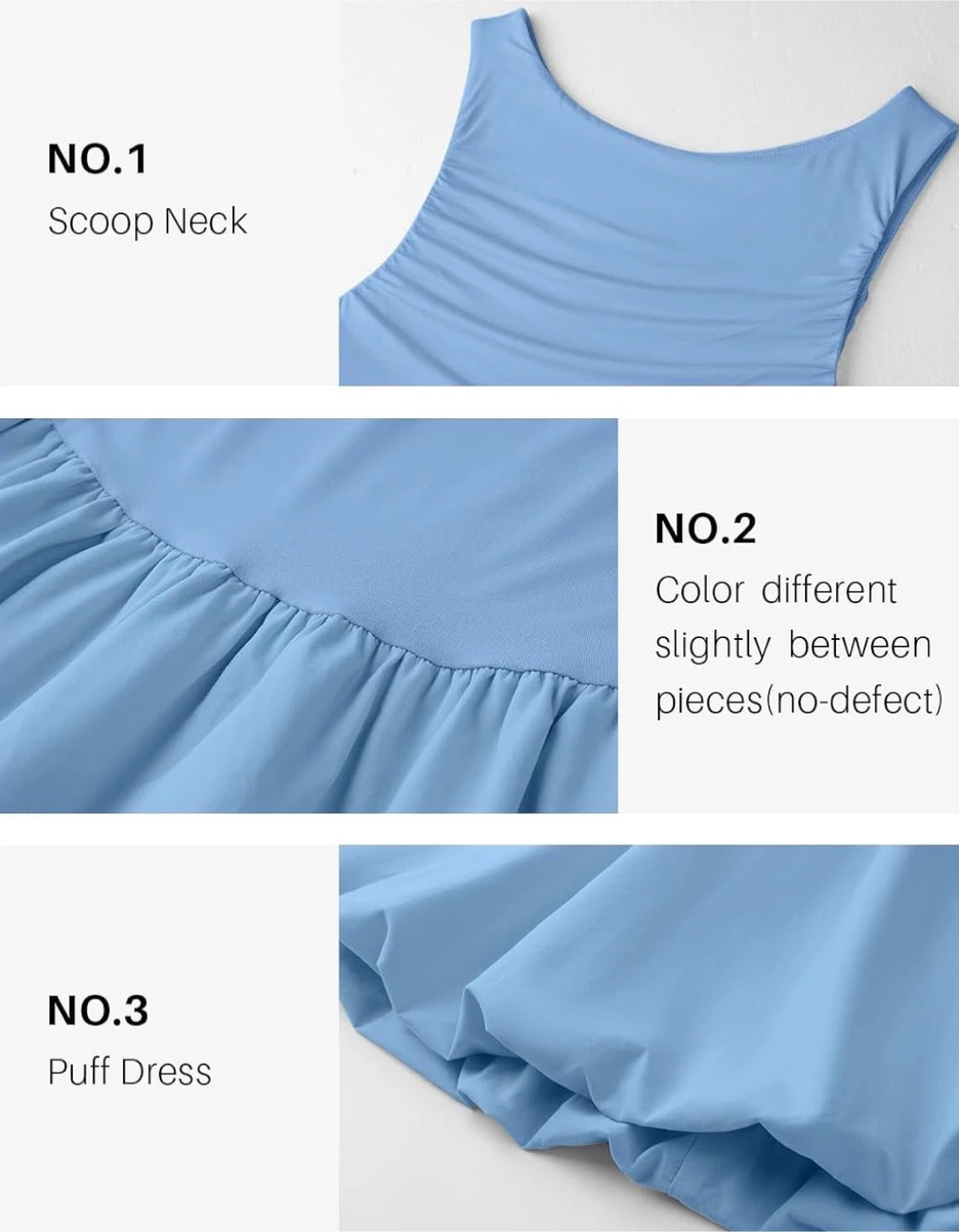 NEW! ZESICA Stylish Ruched Bubble Hem Mini Dress (XL) - photo 5