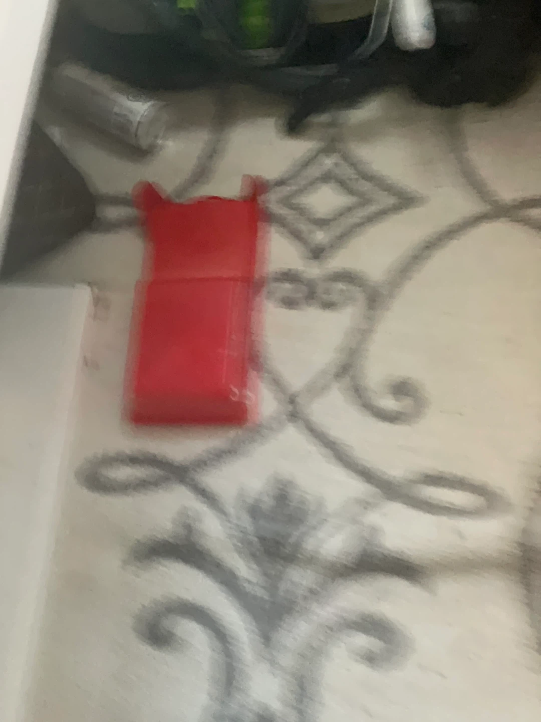 Red Plastic Container