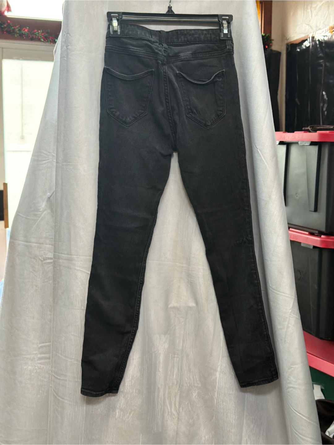 Hollister Women's High-Waisted Black Skinny Jeans Size 26 - photo 2