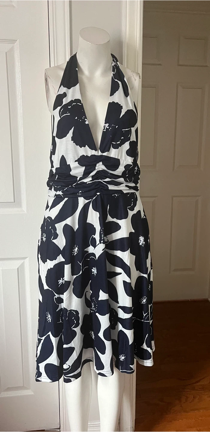 Women's Halter Neck Floral Dress - XL - photo 4