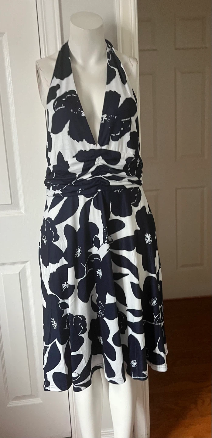 Women's Halter Neck Floral Dress - XL - photo 3