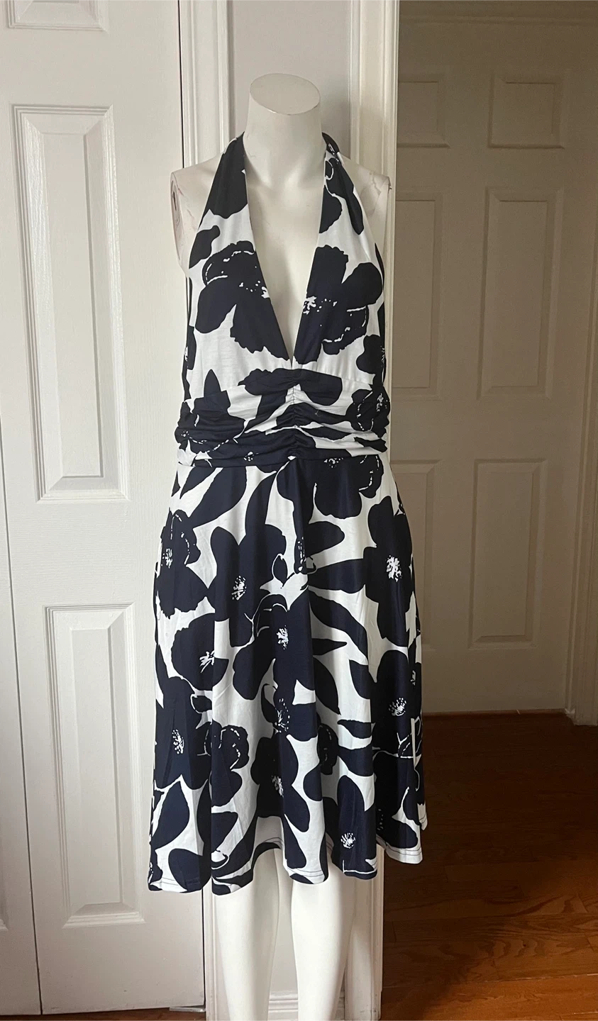 Women's Halter Neck Floral Dress - XL - photo 2
