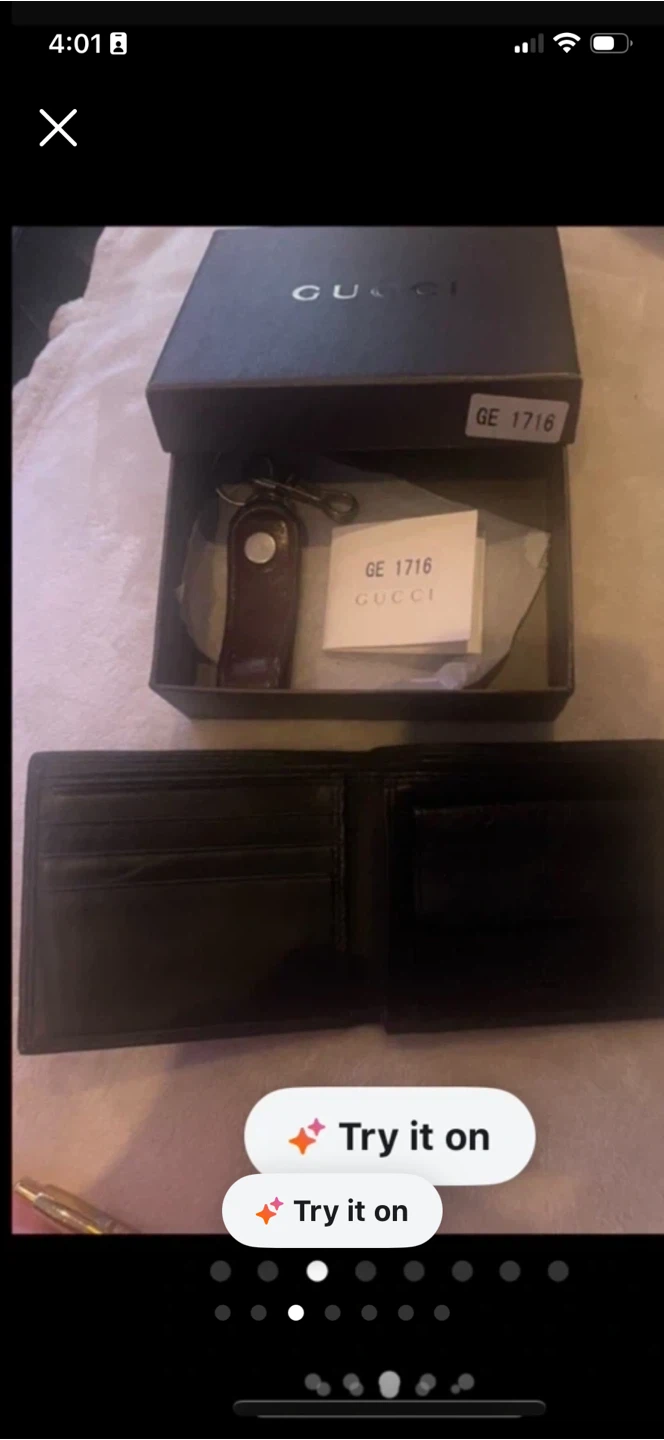 🔥🔥🔥Gucci Leathe Wallet with Keychain - photo 4