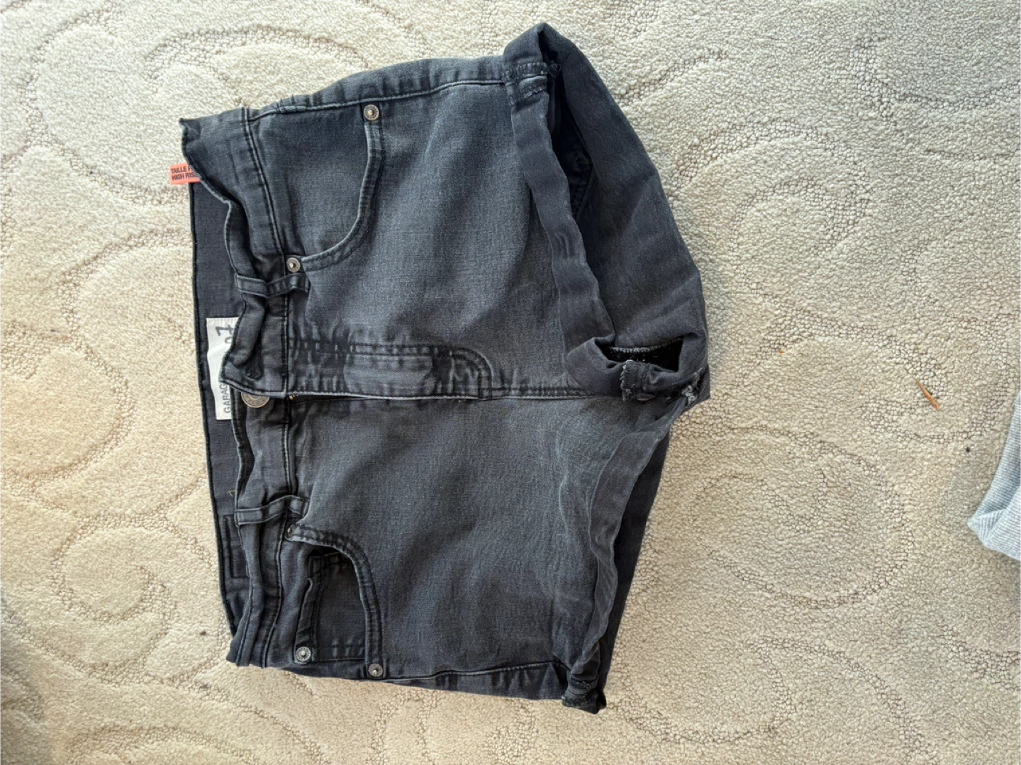 Garage Grey Denim Jeans Size 07 - photo 2